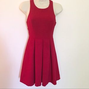 Lulu’s Red Cross-back Dress NWOT Size XS